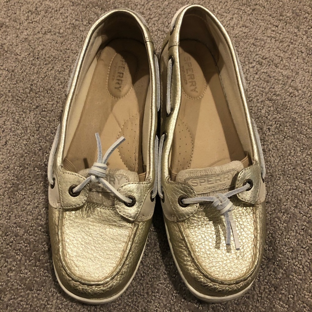 Metallic Sperry Angelfish Boatshoes